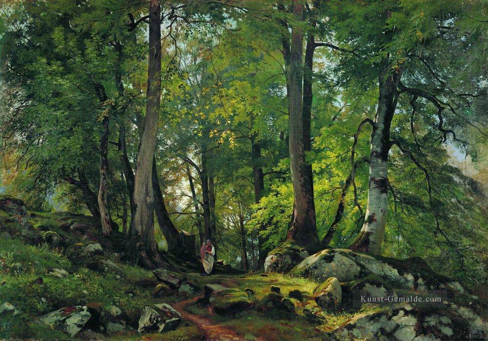 Buchenwald in der Schweiz 1863 1 klassische Landschaft Ivan Ivanovich Ölgemälde